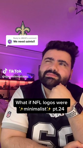 What if NFL logos were minimalist: New Orleans Saints