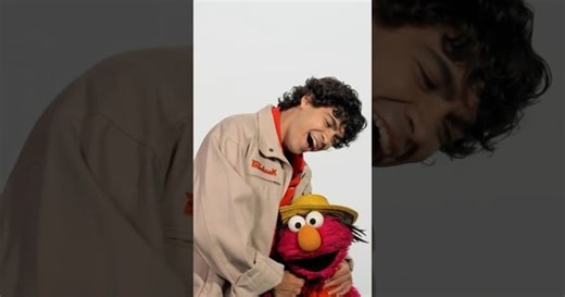 One Piece's Luffy Teaches Sesame Street's Elmo a New Japanese Word