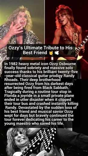Ozzy’s Ultimate Tribute to His Best Friend 🤘🕊️