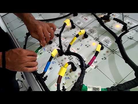 Wiring harness Pneumatic and vacuum with continuity Test System.