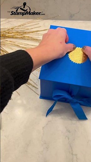 Custom Embosser for Gifting #embossing #gifting #giftwrap