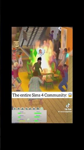 Basically how we all reacted to Anadius disabling The Sims 4 updater 🤣 *by CozyCupGamer on TikTok