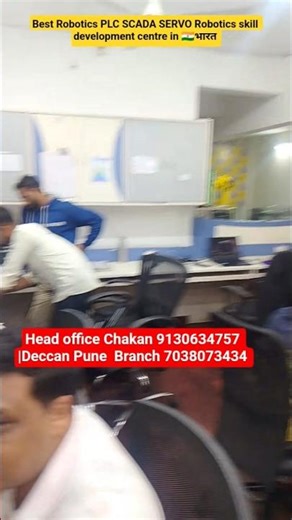 Best' Robotics PLC SCADA SERVO Robotics Training institute in Pune #roboticstraining #plc#scada