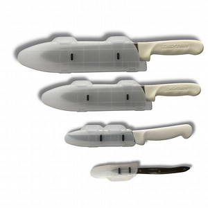 Blade Guard Knife Blade Protectors Chef’s Set Made in USA, Clear