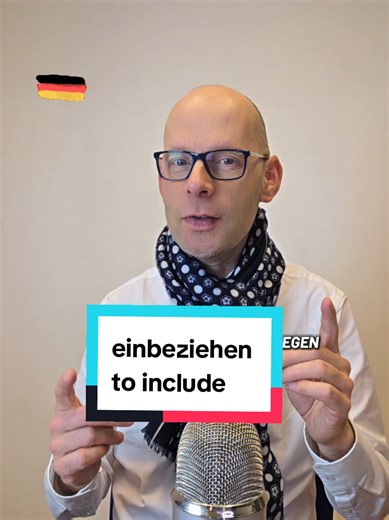 Include 1) Take something additional into account, consider it. E.g.: We should also include the costs in our plans. He tries to include his colleague's suggestions. The architect takes her clients' special situation into account in the house design. B) Integrate a person into an activity. The boss involves all employees in her project. The teacher must always involve all course participants in the lesson. Do we want to involve our neighbours in the party preparations as well? Einbeziehen 1)Etwa