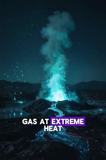A volcano that erupts blue flames 🔥 #mindblowingfacts #motivation #EarthScience #VolcanoFacts