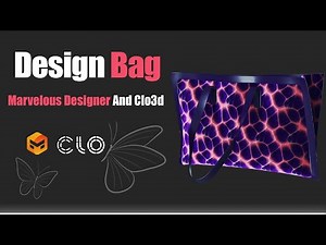 How To Design Bag In Clo3d And Marvelous Designer