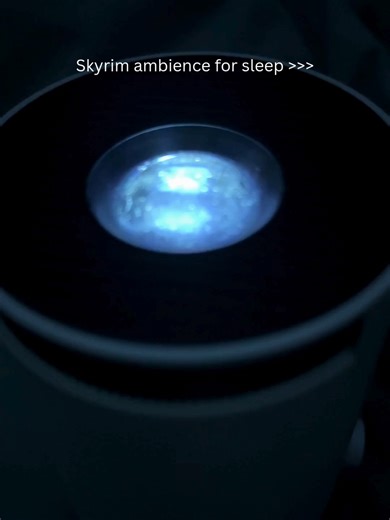 Skyrim ambience for sleep #relaxation #therapy #cosy #skyrim #projector #cosyvibes #darkfantasy
