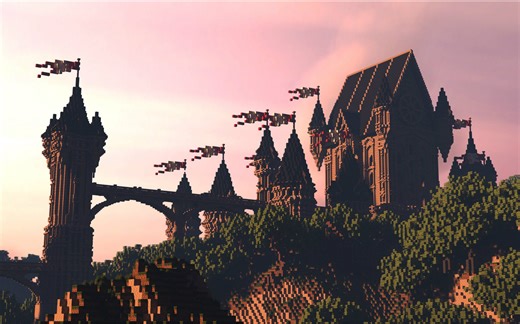 【Minecraft】[-Bid-建筑小组] 成员个人作品 - 尼奥布拉什堡