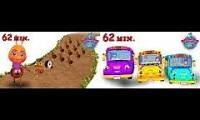 Mix of 2 videos from youtube : Nursery Rhymes Songs for kids