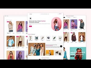 Fashion Store Website with HTML CSS and JavaScript