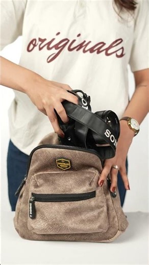 Premium Mini Faux Leather Backpack – Compact, Lightweight & Stylish