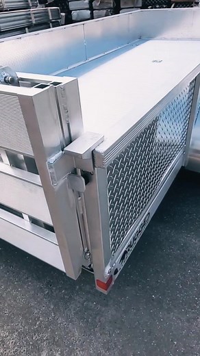 6.5'x16' Dual Axle Open Trailer - Bi-Fold Ramp, 21