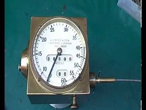 Very early Smiths Speedometer 1 of 3 videos showing operation and disassembly.