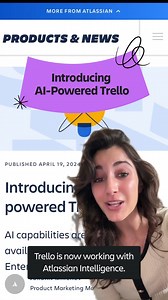 2.9K views · 44 reactions | The power of Atlassian Intelligence with the ✨vibes ✨ and task management of Trello? Sign us UP! https://go.atlss.in/8wnvy7 | Atlassian | Facebook