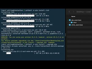 Installing Packages With pip Practice: Python Basics Exercises
