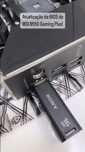 ⚡️MSI B550 Gaming Plus BIOS update with just a USB stick!😉