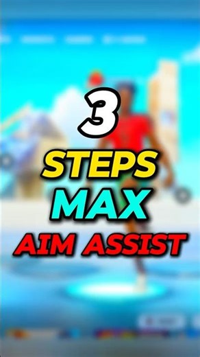 🎯MAX AIM ASSIST FOR CONTROLLER🎮 #fortnite #prosettings #tutorial