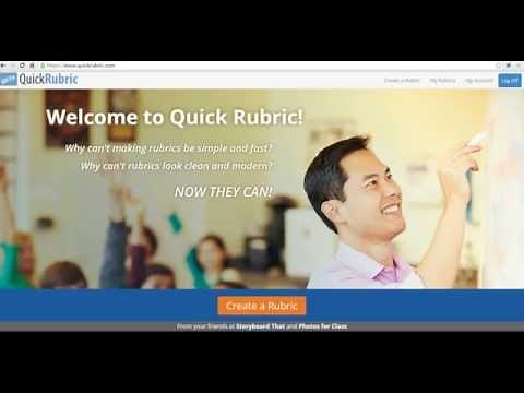 How to Create a Rubric on QuickRubric.com