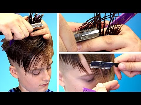 How To Cut Hair With A Razor | Texturising Razor Tutorial