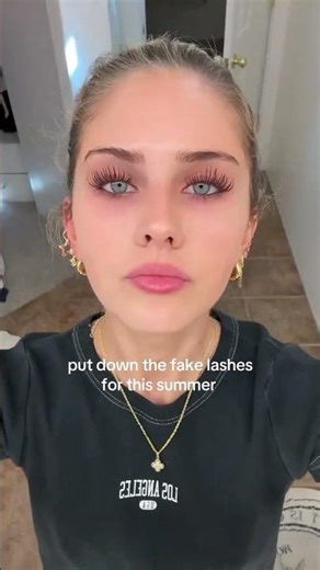 Start using serum now so you get these lashes by summer