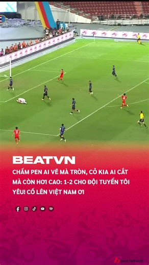 Đình Bắc ghi bàn gỡ 1-2 cho Việt Nam #beatvn #BEATNetwork #VietNam #U22 #SeaGames33