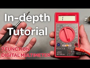 💰 How to Use the Harbor Freight 7 Function Digital Multimeter - FULL Tutorial & Review!