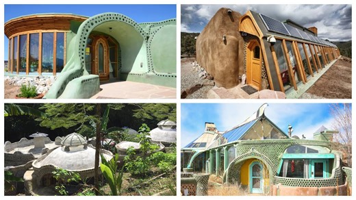 Sustainable earthship homes that can solve the housing crisis