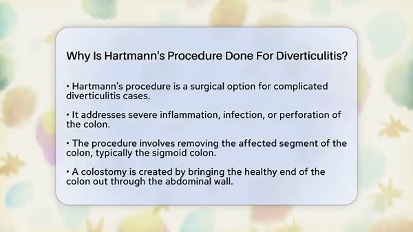 Why Is Hartmann's Procedure Done For Diverticulitis? - Diverticulitis Support Network