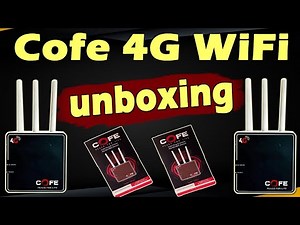 Cofe 4G Router Unboxing // 4G Router // Cofe Router // Tripple Antenna Router // Sim Router // 4G