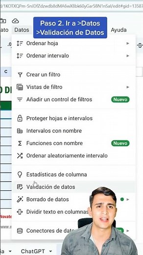 como hacer un Calendario desplegable en excel #shorts #exceltips #excel