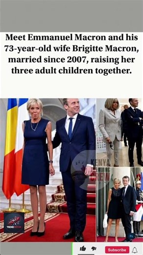 Inside Emmanuel & Brigitte Macron’s Unconventional Love Story ❤️🇫🇷#france #ytshorts#fyp