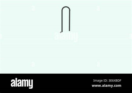 Animated temperature icon in line style. Minimal thermometer loop on white background for user interfaces, info graphics, or app animations Stock Video Footage - Alamy