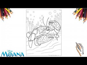 COMO DESENHAR O TAMATOA | HOW TO DRAW TAMATOA | MOANA | DISNEY