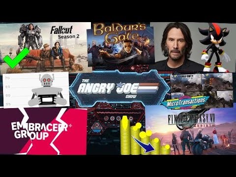 AJS News - Keanu is SHADOW, Fallout SEASON 2, FF7 Sells POORLY, Embracer Split, Baldur's Gate 4