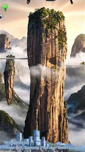 Avatar Mountains EP2: Zhangjiajie Floating Pillars, Ancient Valley & Sky Bridge City | AI Time-Lapse