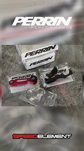 Perrin Pitch Stop Mount / Brace, Boost Solenoid & Pulley Cover & Radiator Shroud installed on this ‘19 STI 🏁 Pitch Stop Brace reinforces the brackets that connect the pitch stop to the vehicle; help prevent damage & possible failure. Perrin Boost Solenoid, Pulley, & Radiator Shroud provide sleek look compared to factory. Covers powder-coated for protection. Speed Element is an authorized dealer for Perrin Performance Products, give us a call or message us for best pricing & installation service
