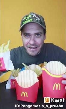 pongámoslo a prueba. papas fritas de macdonald