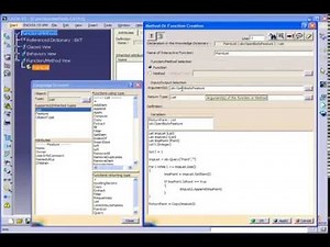 CATIA Knowledgeware User Functions and Methods