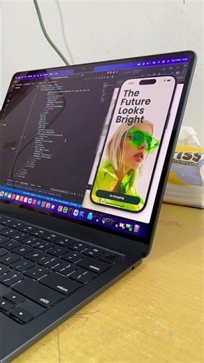 Macbook air M4 + Flutter + chatgpt + ecommerce mobile app #shorts #macbook #flutter #programming #ai