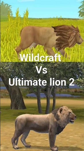 Wildcraft vs ultimate lion simulator 2