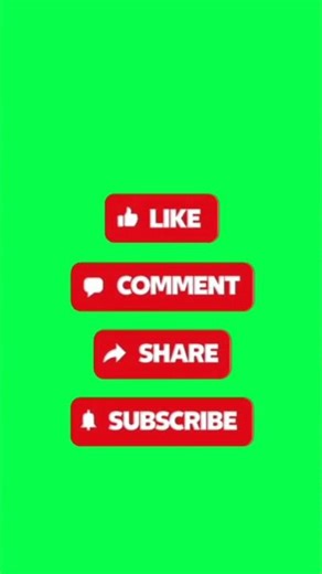 LIKE/COMMENT/SHARE/SUBSCRIBE BUTTON GREEN SCREEN FREE copyright ‪@TECNECALHA‬