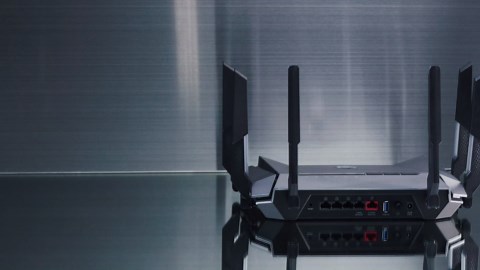 MSI Radix AXE6600 WiFi 6E Tri-Band Gaming Router, AI QoS, RGB, 1.8GHz Quad-Core Processor, MU-MIMO, Tri Band Gigabit Wireless, 8-Stream, High Speed Long Range Gaming Router