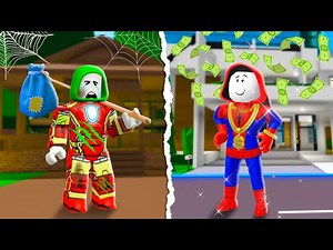POOR IRONMAN vs RICH SPIDERMAN | Maizen Roblox | ROBLOX Brookhaven 🏡RP - FUNNY MOMENTS