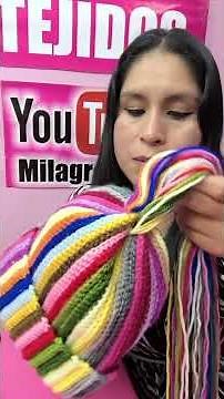 I am applying two braids for the knitted hat with leftover wool for girls