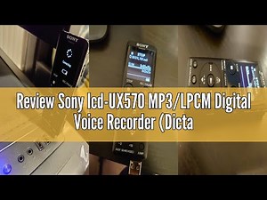 Review Sony Icd-UX570 MP3/LPCM Digital Voice Recorder (Dictaphone) with Built-In USB, 4GB, OLED Scre