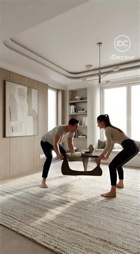 Interior Idea: Styling Your Living Room with a Noguchi Style Table ✨ #CoffeeTableStyling #Decoration