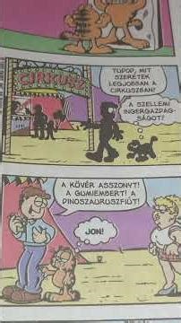 Garfield percek A cirkuszban.