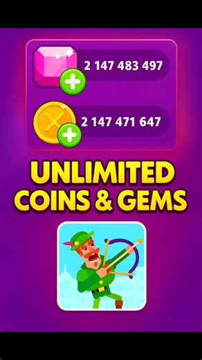 Unlimited Coins & Gems in Bowmasters! 🎯 #bowmastersgame