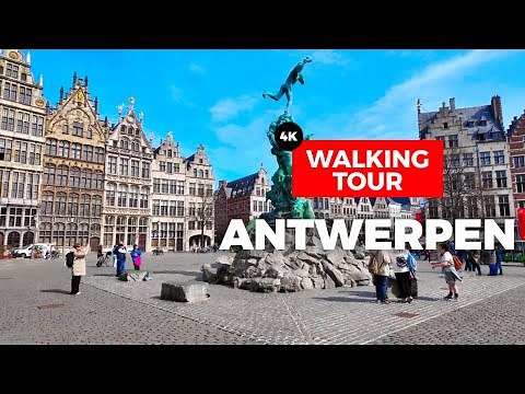 Walking Tour of Antwerp, Belgium 🇧🇪 | Stunning Streets & Hidden Gems (4K 60FPS, 2025)